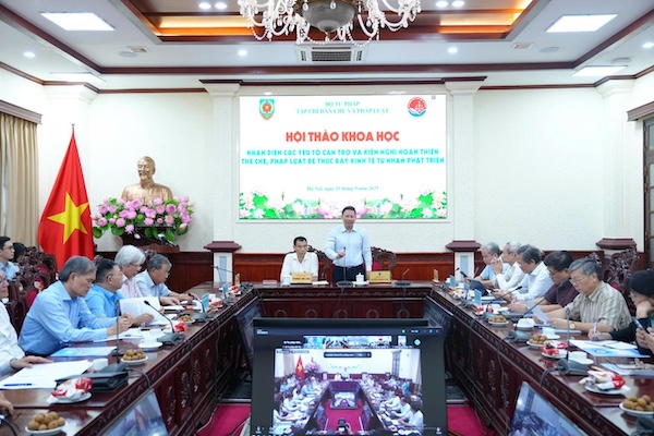 Nhận diện các yếu tố cản trở và kiến nghị hoàn thiện pháp luật thúc đẩy kinh tế tư nhân phát triển